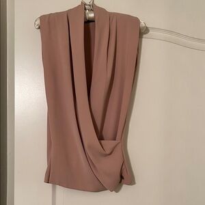 Italian Draped Blush Top